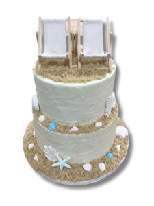 Baby & Gender Reveal custom cake
