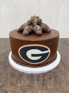 Graduation custom cake
