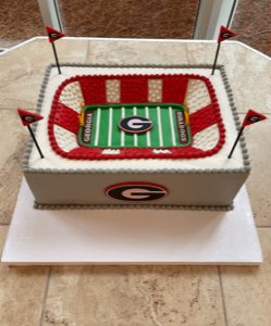 Graduation custom cake