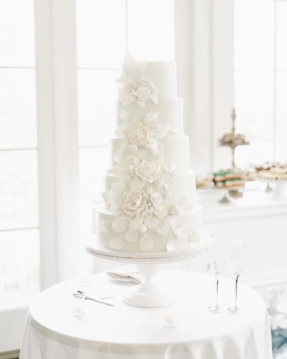 Custom wedding cake