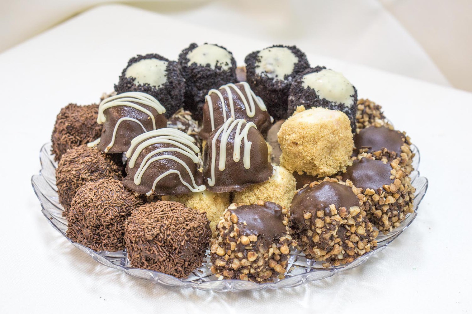 Trays of Alpine truffles